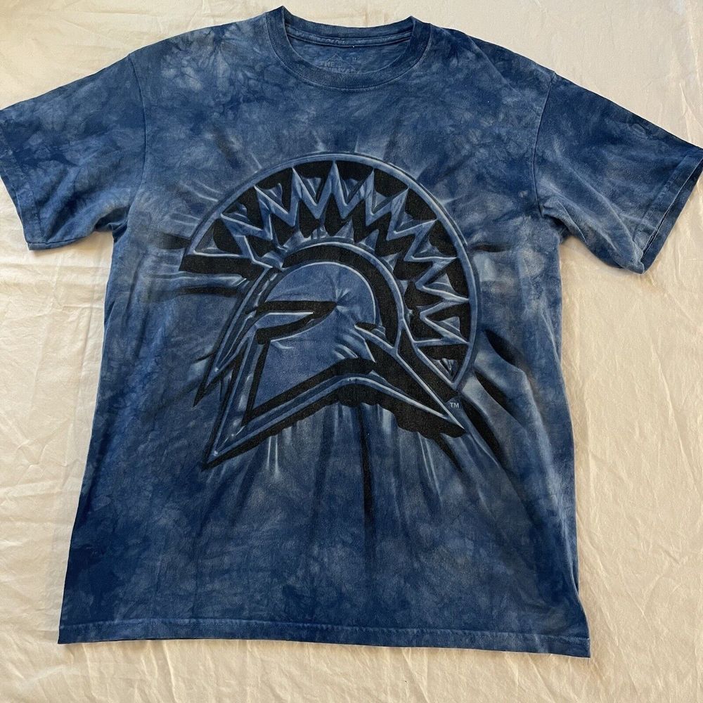 The Mountain USC Trojans Mens Size Medium Blue Tye‎ Dyed T Shirt